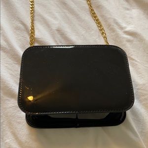 Black vegan bag